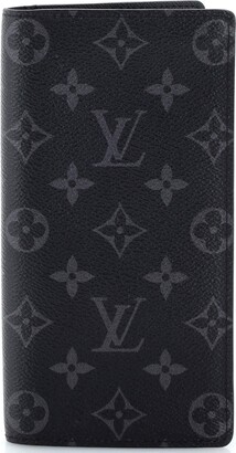 Louis Vuitton Portefeuille Brazza Grey Canvas Wallet (Pre-Owned)