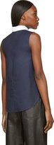 Thumbnail for your product : J.W.Anderson Navy Poplin Angel Top