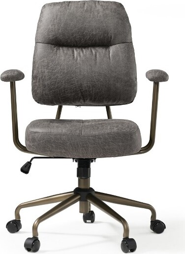 Eureka Ergonomic BeckyFauxSuedeFabricHomeOfficeChair26.75\