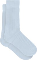 Thumbnail for your product : Pantherella Danvers Ribbed-knit Cotton-blend Socks