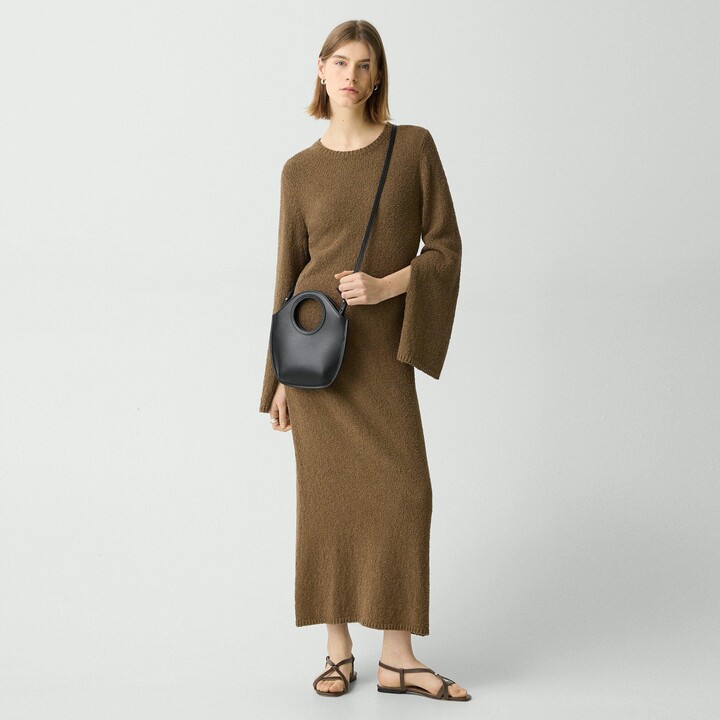 Mini Circle Bag in Leather