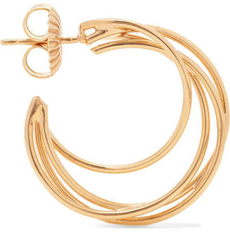 Natasha Schweitzer - Lindsey 14-karat Gold-plated Hoop Earrings