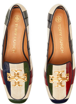Tory burch ruby stripe logo loafer clearance