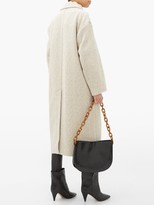 Thumbnail for your product : Etoile Isabel Marant Ojima Wool-blend Herringbone-tweed Coat - Ivory