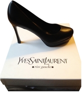 Thumbnail for your product : Saint Laurent Black Leather Heels