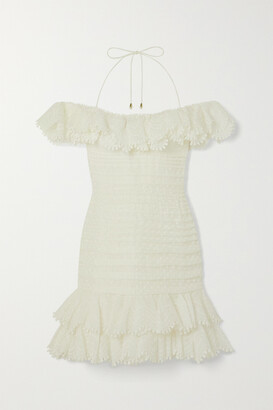 zimmermann cold shoulder dress