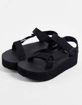 Thumbnail for your product : Teva flatform universal chunky sandals in black