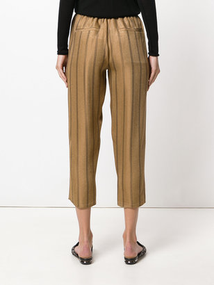 Forte Forte pinstripe cropped trousers