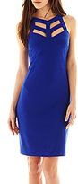 Thumbnail for your product : JCPenney Bisou Bisou Cutout Sheath Dress
