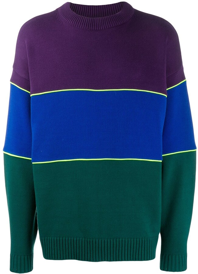 Ader Error Colour Block Jumper - ShopStyle Sweaters