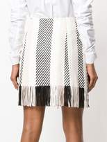 Thumbnail for your product : Drome woven fringe skirt