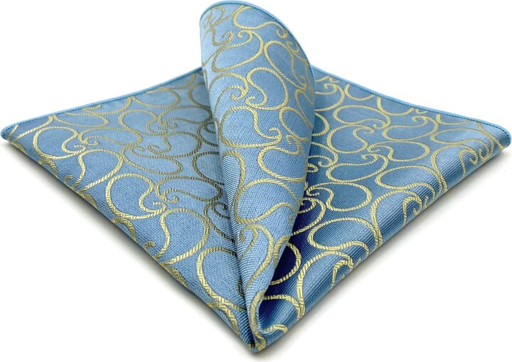 S&W SHLAX&WING Ensemble De Cravates Pour Homme Bleu Acier