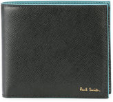 Thumbnail for your product : Paul Smith logo plaque billfold wallet - men - Calf Leather - One Size