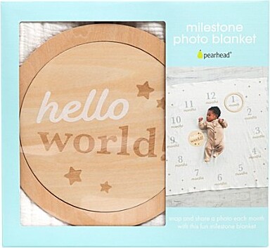 Pearhead Milestone Photo Blanket