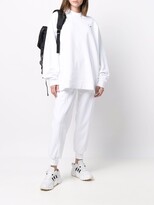 Thumbnail for your product : adidas by Stella McCartney Logo-Print Organic Cotton Track Pants