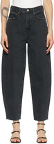 Thumbnail for your product : AGOLDE Black Balloon Ultra High-Rise Curved Jeans
