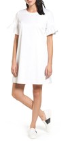 Thumbnail for your product : Halogen Tie Back Ruffle Sleeve Dress (Petite)