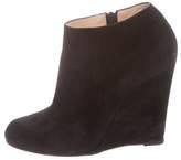 Thumbnail for your product : Christian Louboutin Belle Zeppa Suede Ankle Boots