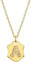 Thumbnail for your product : Stella + Ruby Nom de Plume Initial Pendant Necklace