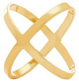 Thumbnail for your product : Alex Mika Criss Cross Ring