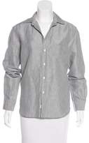 Thumbnail for your product : Frank And Eileen Linen-Blend Button-Up Top