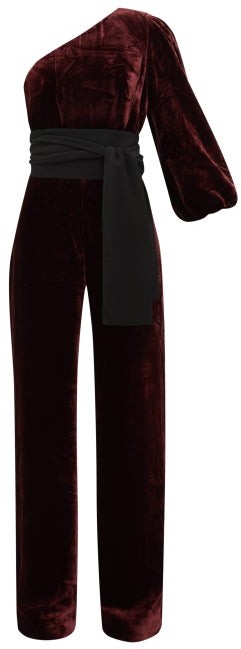 velvet faretta jumpsuit