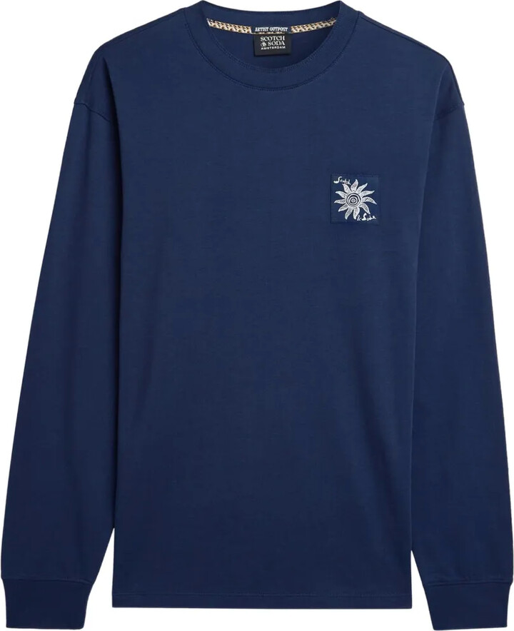 Scotch & Soda patch long-sleeve T-shirt