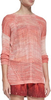 Thumbnail for your product : Haute Hippie Space-Dyed Stretch Pullover