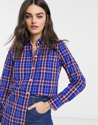 j crew plaid tunic