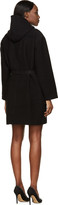 Thumbnail for your product : Etoile Isabel Marant Black Damien Hooded Blanket Coat