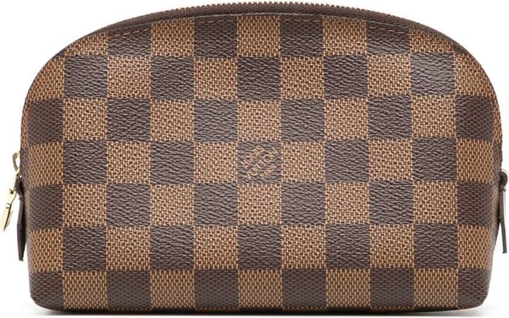 Louis Vuitton 2012 pre-owned Damier Ebenezipped crossbody bag - ShopStyle
