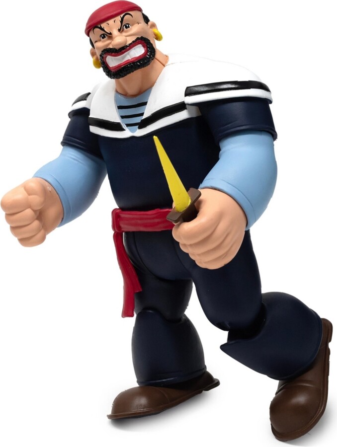 Boss Fight Studio Power Stars Bluto as Sindbad Action Figure – Retro Style Collectible Figurine from Popeye the Sailor Meets Sindbad the Sailor
