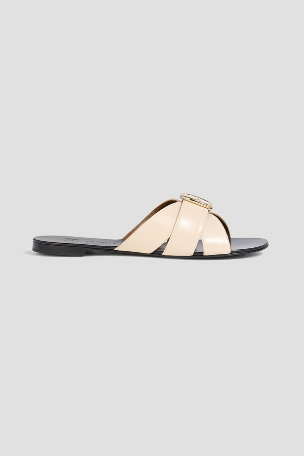 Giuseppe Zanotti Geraldhine buckled leather slides