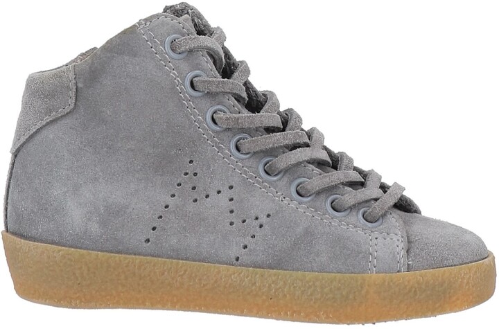 leather crown trainers