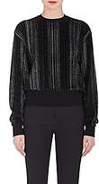 Thumbnail for your product : Saint Laurent Women's Glitter-Striped Velour Sweater-Black