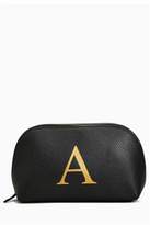 Thumbnail for your product : Next Womens Black Large Initial Cosmetic Bag
