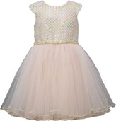 Thumbnail for your product : Bonnie Jean Girls Sequin Mesh Babydoll Dress
