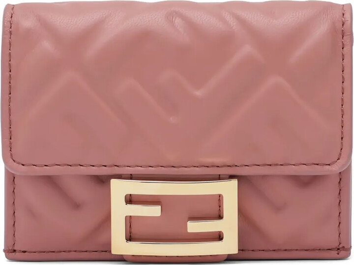 Fendi Quilted Logo Wallet