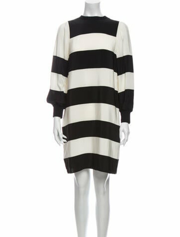 Marc Jacobs Silk Mini Dress Black - ShopStyle