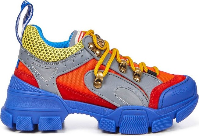 Gucci Children Flashtrek Lace-Up Sneakers - ShopStyle Boys' Shoes