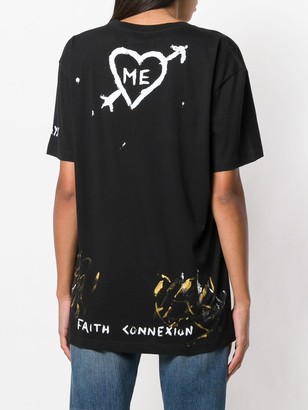 Faith Connexion abstract print T-shirt