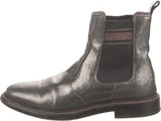 Brunello Cucinelli Leather Chelsea Boots - ShopStyle