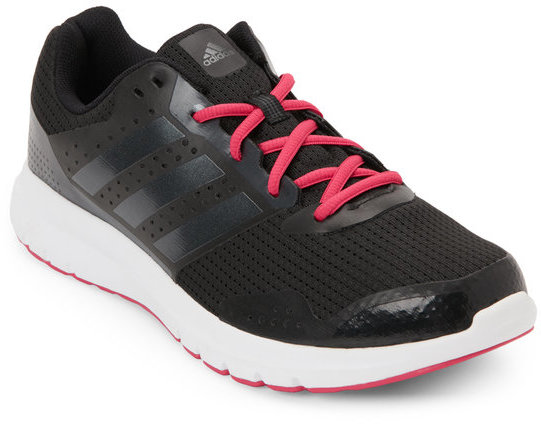 adidas Black & Pink Duramo 7 Running Sneakers - ShopStyle