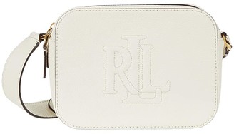 Lauren Ralph Lauren Trapunto Logo Classic Pebble Hayes 20 Crossbody Medium  (Vanilla) Handbags - ShopStyle Shoulder Bags