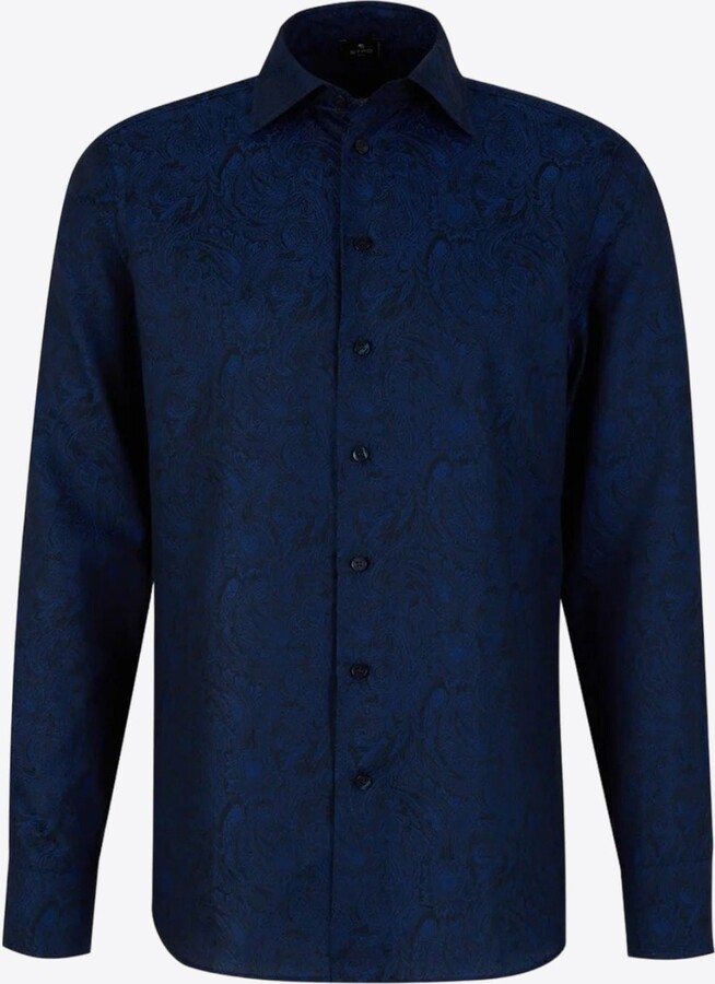 Etro Paisley Print Motif Shirt
