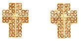 Thumbnail for your product : Charlotte Russe Rhinestone Studded Cross Earrings