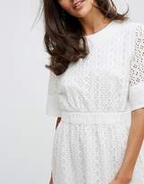 Thumbnail for your product : Warehouse Broderie T-Shirt Dress