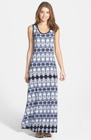 Thumbnail for your product : Ivanka Trump Print Jersey Maxi Dress
