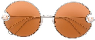 Christopher Kane Eyewear Round Shaped Sunglasses