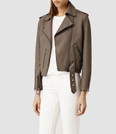 Thumbnail for your product : AllSaints Hayes Leather Biker Jacket